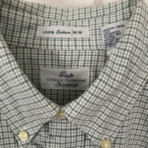 GAP Cotton Button Down Long Sleeve Shirt, Size M